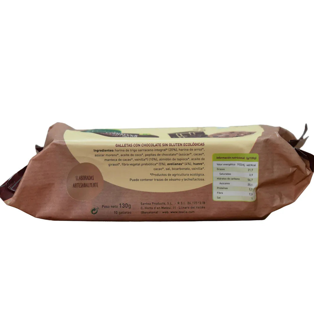 Cookies sarraceno chocolate y avellanas BIO 130g