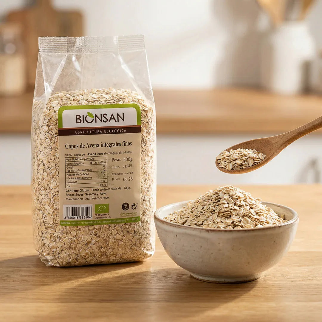Copos de Avena Finos Ecológicos de Proximidad 500gr