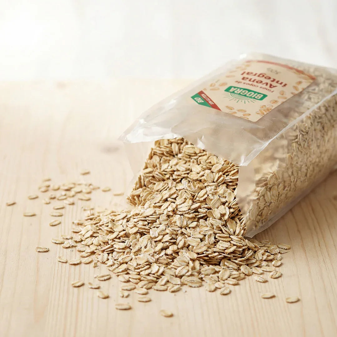 Copos de Avena Integral Finos Sin Gluten 500g
