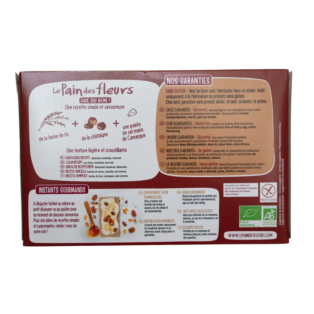 Cracker Castaña Le Pain Des Fleurs 300 G