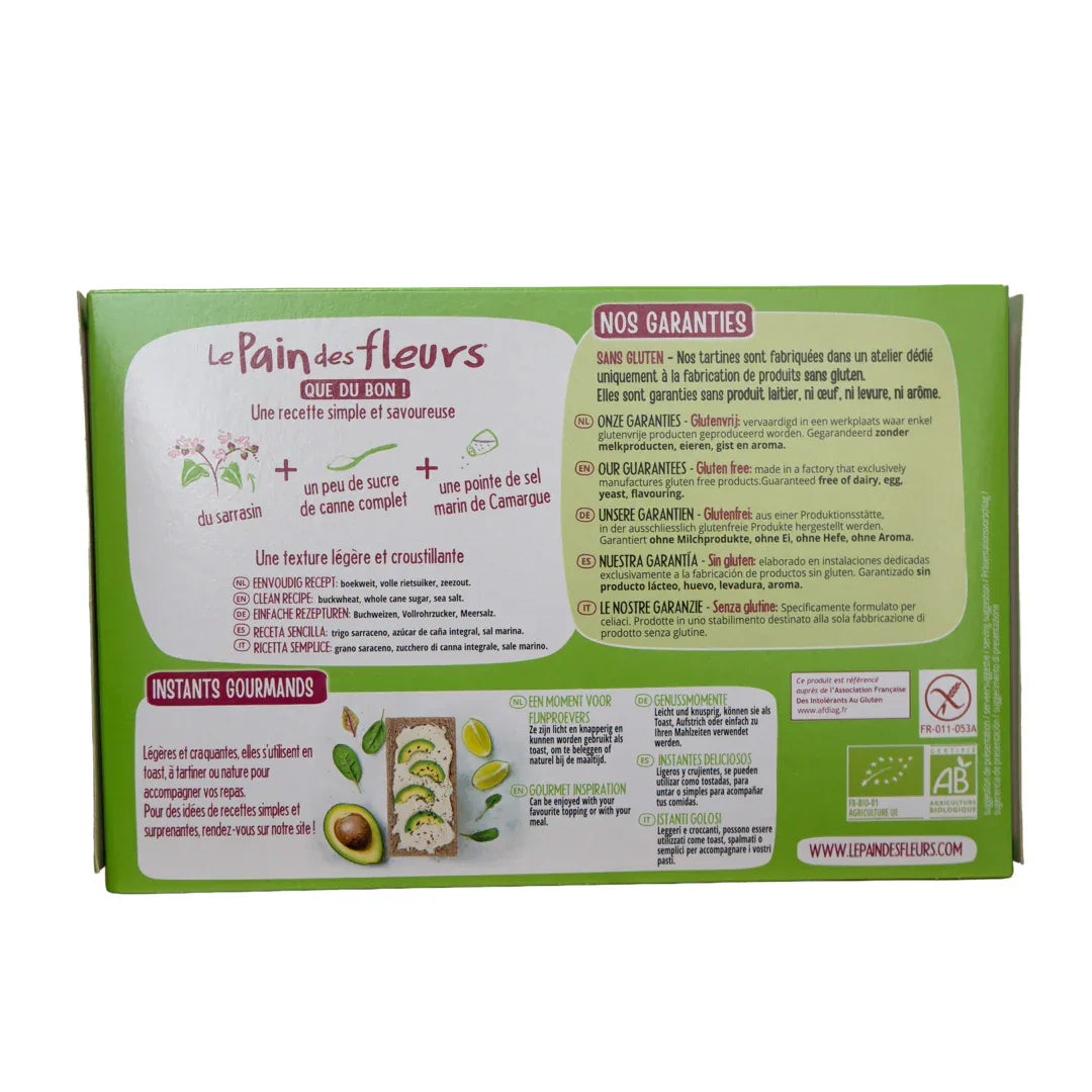 Cracker de Trigo Sarraceno Le Pain Des Fleurs 300g