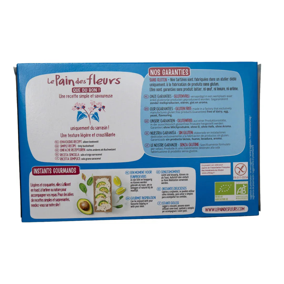 Cracker de Trigo Sarraceno Sin Sal Le Pain Des Fleurs 300 G