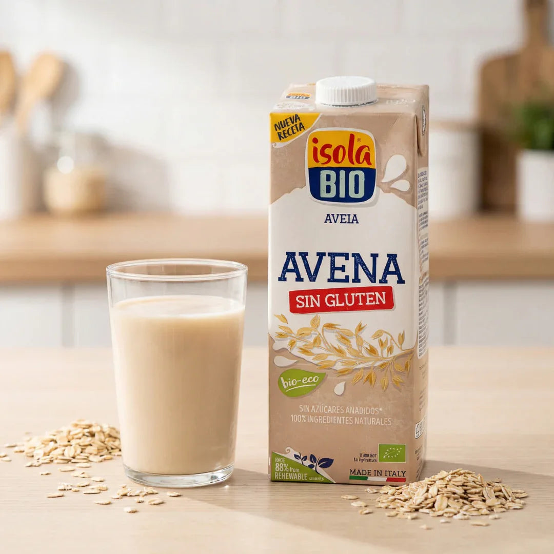 Bebida Vegetal de Avena Sin Gluten Bio 1l