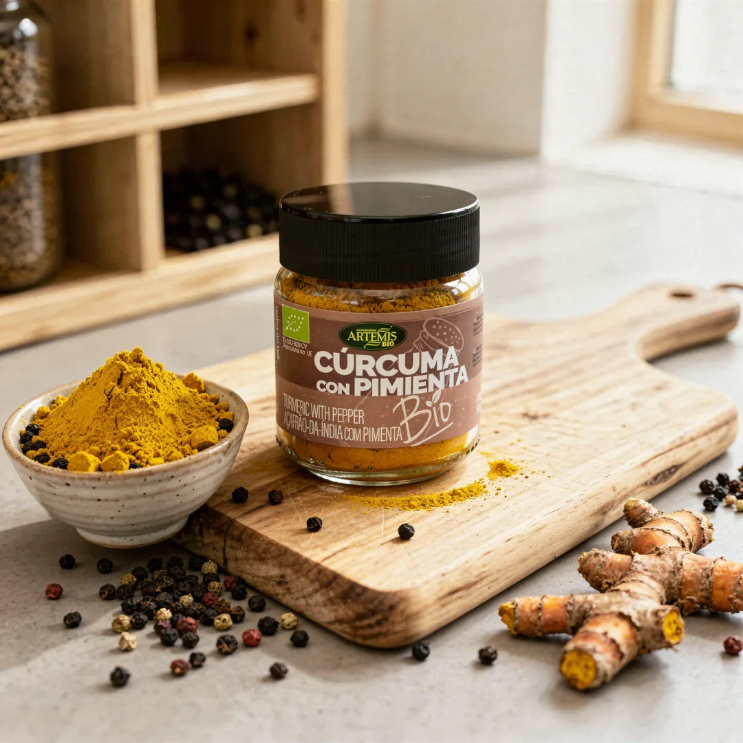 Curcuma con Pimienta Bio 80g - Borboletamarket