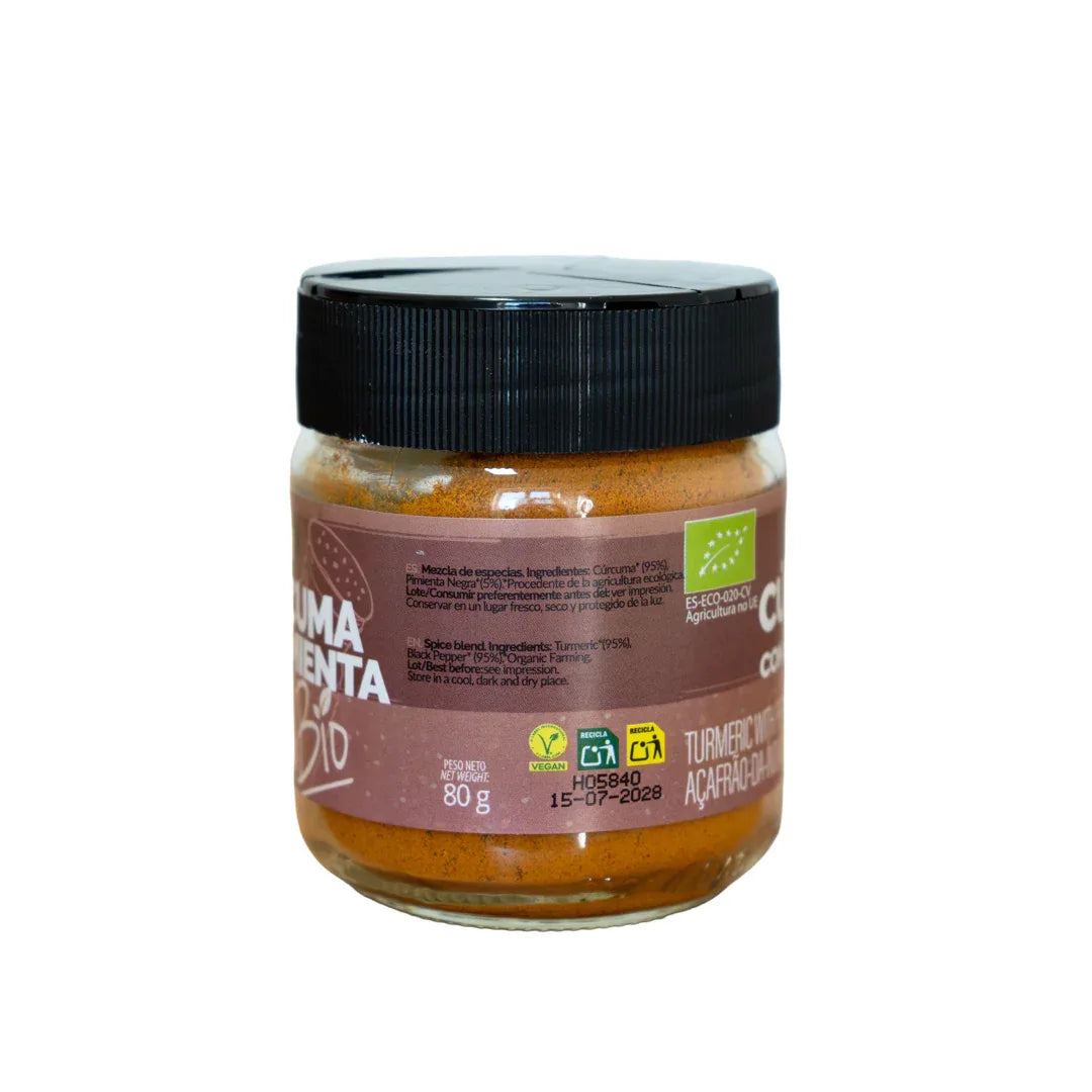 Curcuma con Pimienta Bio 80g