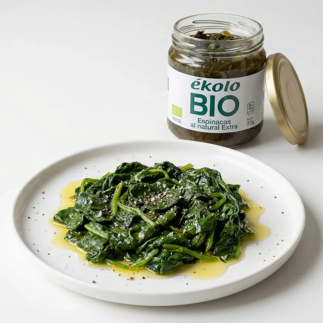 Espinacas Al Natural Extra Ecológicas 340g