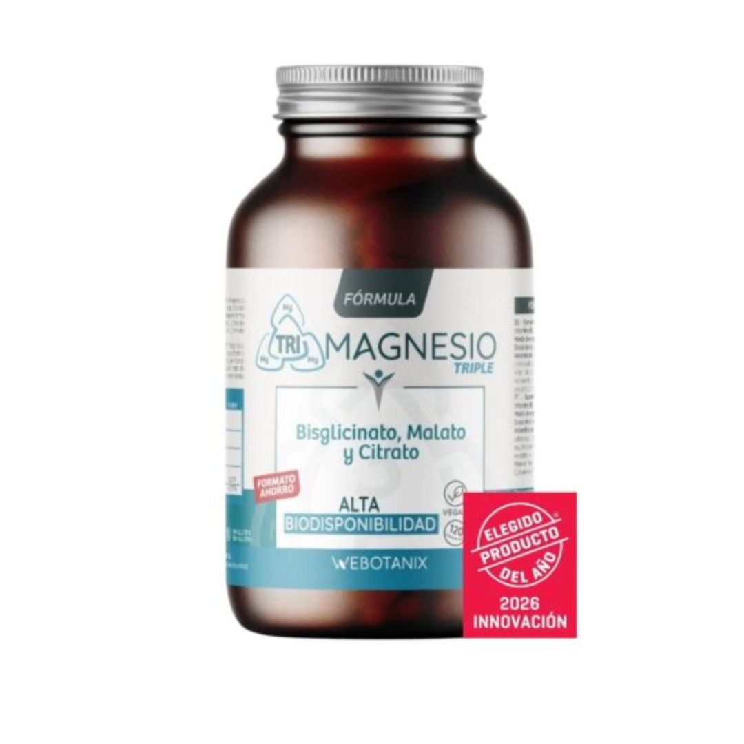 Triple Magnesio (Blisgicinato, malato y citrato) FAMILIAR 120 cápsulas