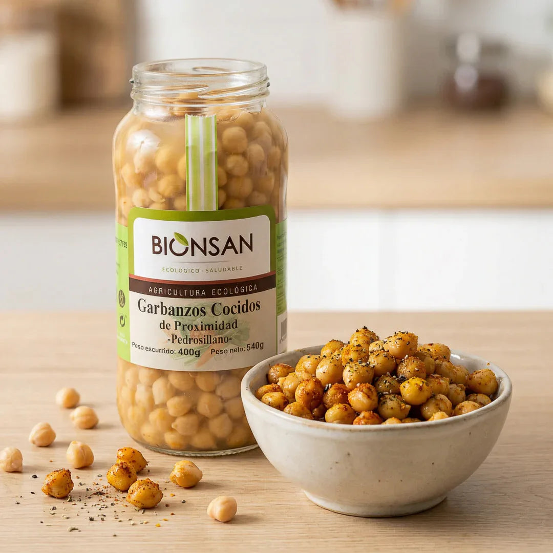 Garbanzos Pedrosillanos Cocidos Ecológicos 400g
