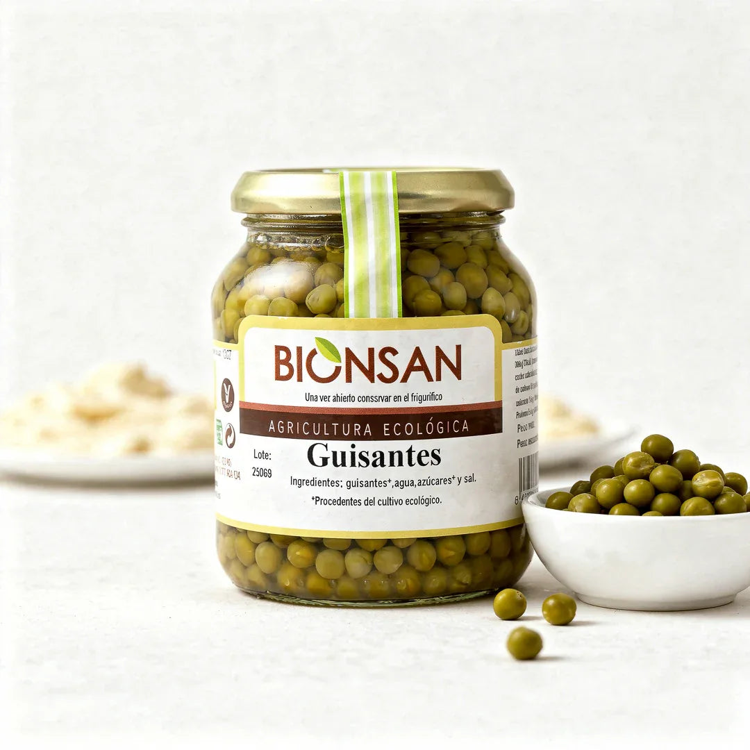 Guisantes en Conserva Ecológicos 320gr