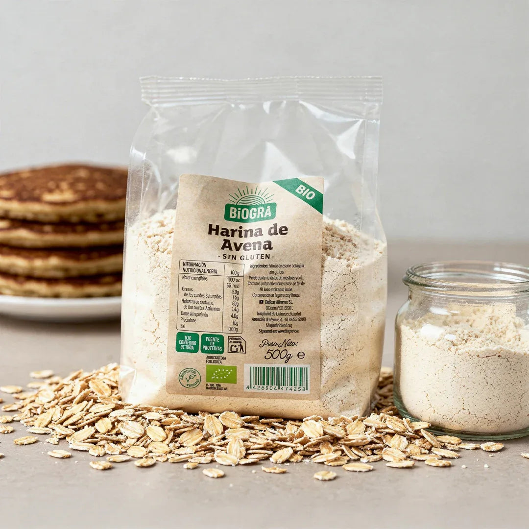 Harina de Avena 500gr - Borboletamarket