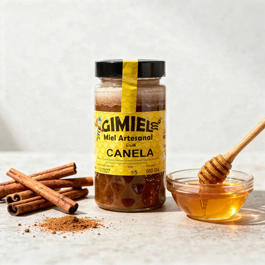 Miel con Canela 500g - Borboletamarket