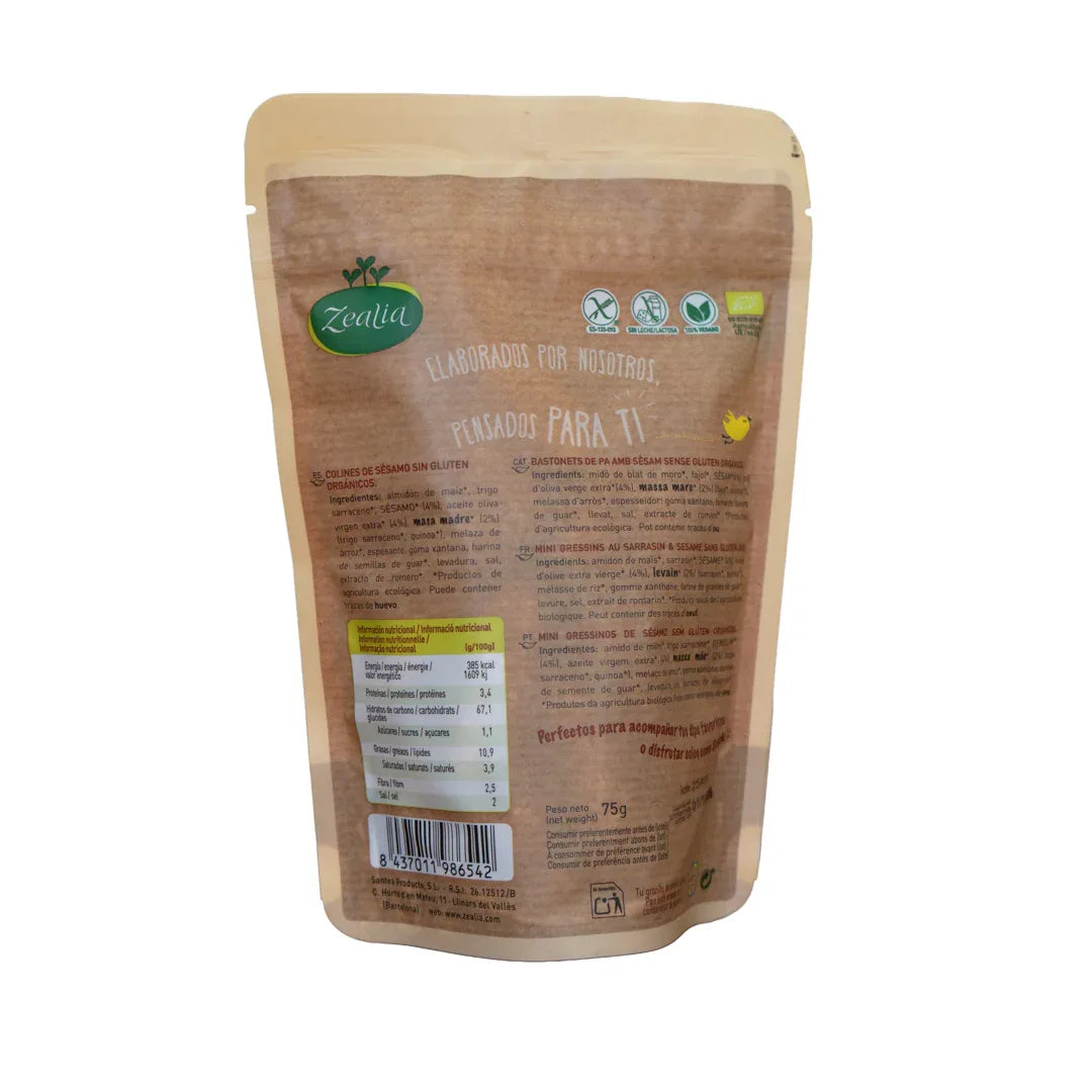 Mini grissini sésamo BIO 70g