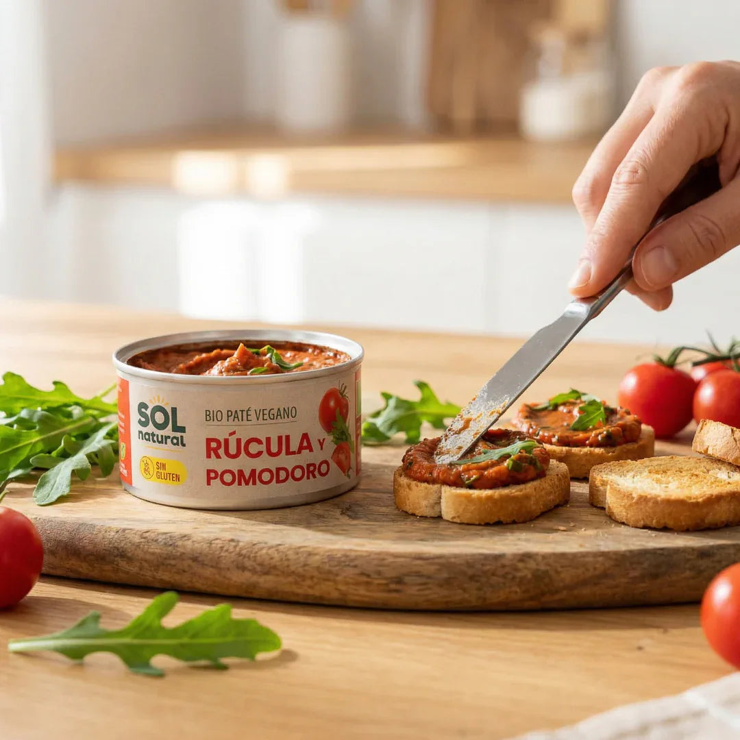 Paté Vegano Rúcula/pomodoro Bio Sin Gluten 125g
