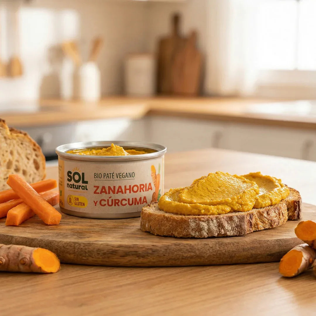 Paté Vegano Zanahoria/cúrcuma Sin Gluten Bio 125g