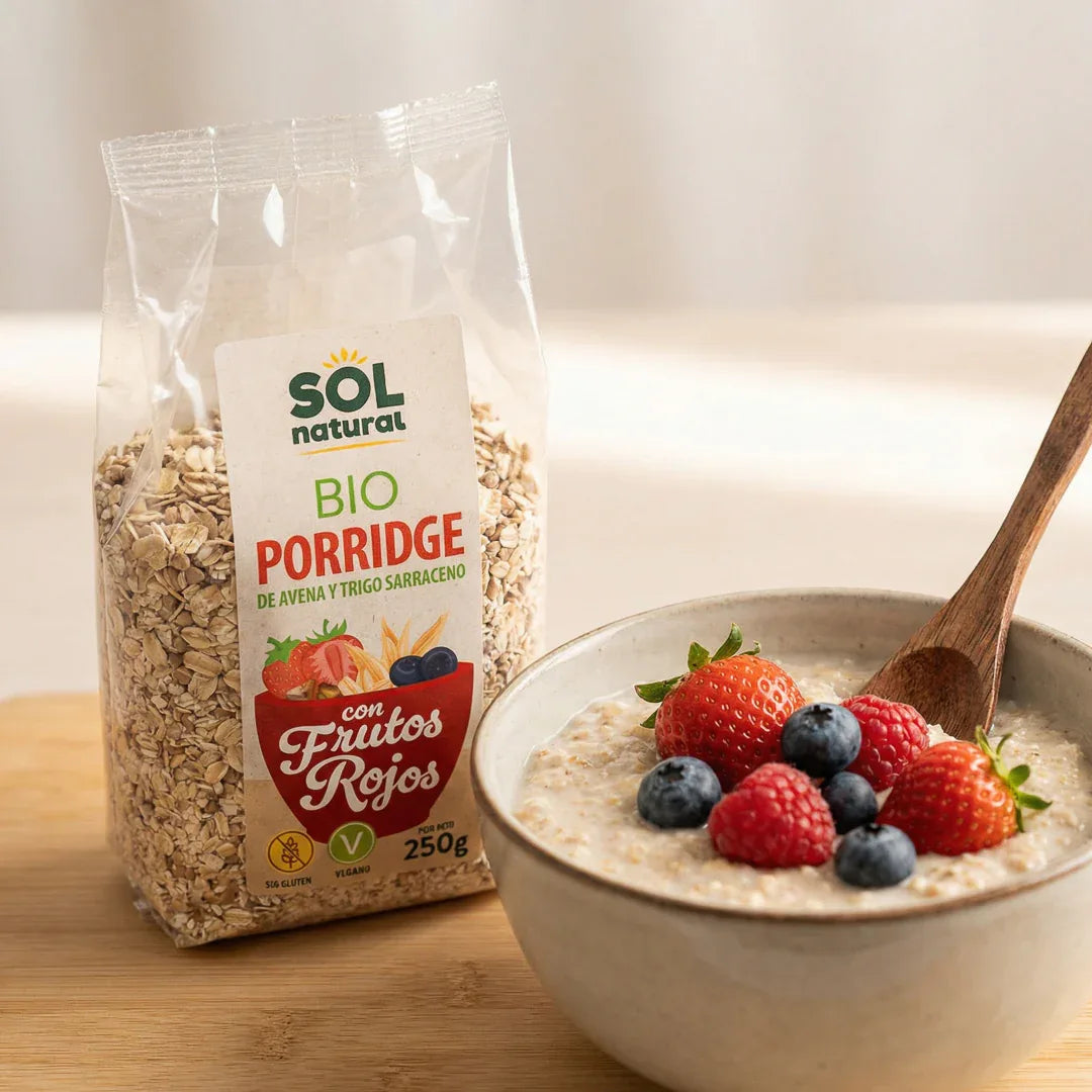 Porridge Frutos Rojos Avena-trigo Sarraceno Bio 250g