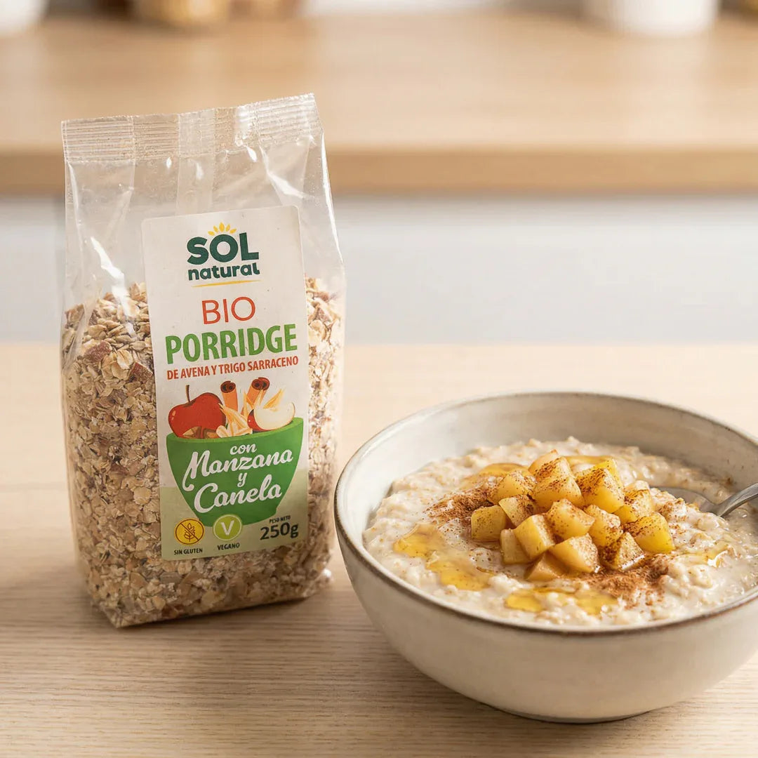 Porridge Manzana Canela Avena-trigo Sarraceno Bio 250g