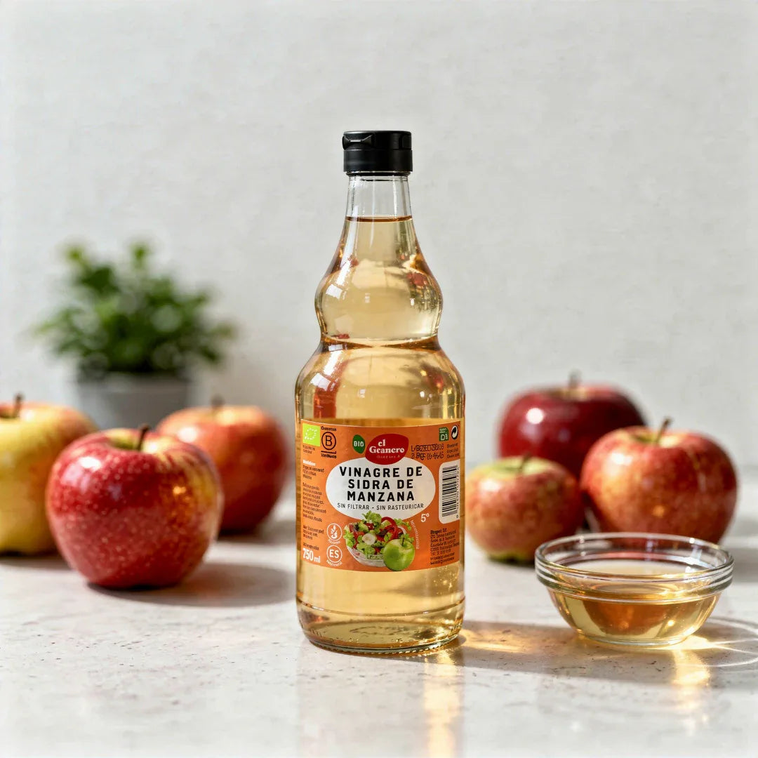 Vinagre de Sidra de Manzana Sin Filtrar Bio 750ml - Borboletamarket