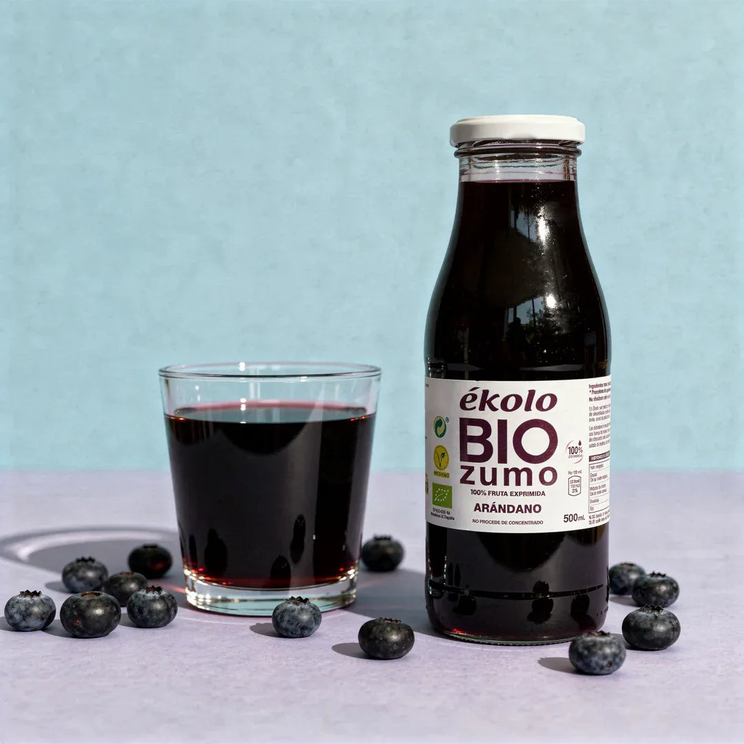 Zumo de Arándano Ecológico 500ml - Borboletamarket