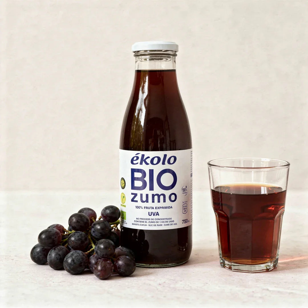 Zumo de Uva Ecológico 750ml - Borboletamarket